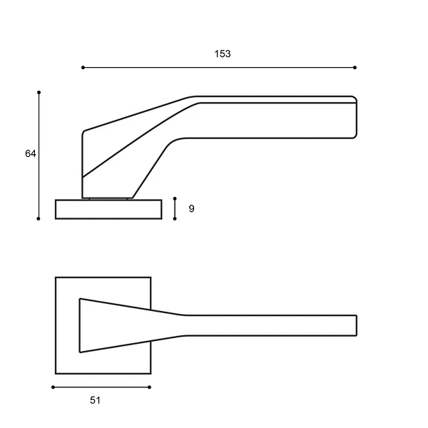 modern lever door handle